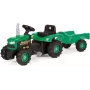 DOLU Pedaaliga Traktor koos Haagisega Roheline (8053)