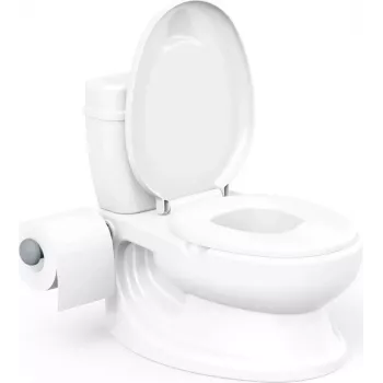 Dolu WC potitool lapsele koos loputusheliga, valge 8690089070517