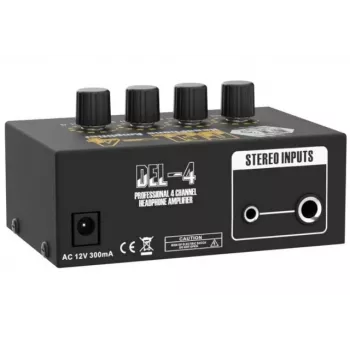 DONNER DEL-4 Kaasaskantav Kõrvaklappide Võimendi Bassivõimendusega, 130mW, USB-C, 10h Aku