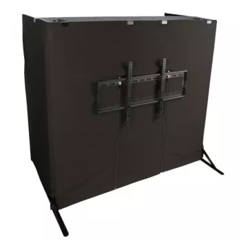 DONNER DJ lauakinnitus teleriekraanile - must, teras, VESA 75x75/100x100, kandevõime 8 kg