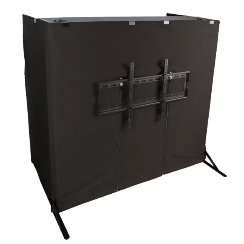 DONNER DJ lauakinnitus teleriekraanile - must, teras, VESA 75x75/100x100, kandevõime 8 kg
