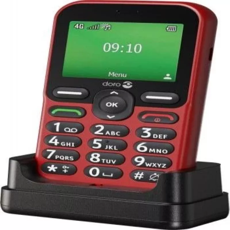 Doro DORO E10 RED 4G mobiiltelefon