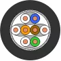 DRAKA Cat.7 paigalduskaabel UC 900 SS23 PE välistingimustesse otseseks maasse paigaldamiseks AWG 23 50m must 60015269