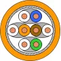 Draka UC900 HS23 Cat.7 S/FTP PiMF paigalduskaabel, 500 m, oranž 1001036-00500DW