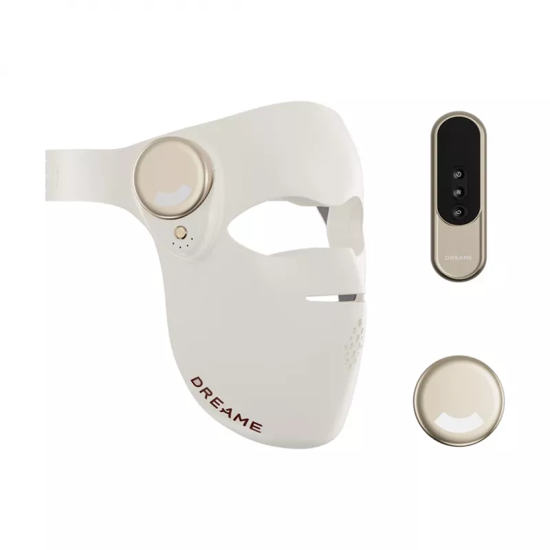 DREAME Chrona Photon 3D LED näomask - 7 värvi footonravi, 180 LED-i, rakenduse juhtimine, beež