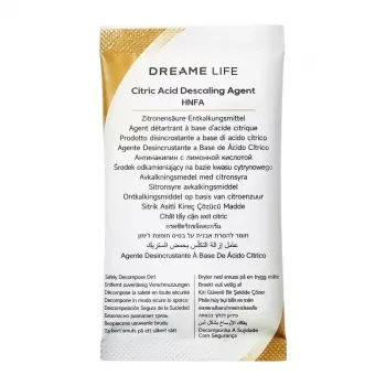 Dreame HNFA katlakivi eemaldaja N20 aurupuhastile – 12 x 20g kotikest (sidrunhape)