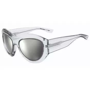 DSQUARED2 D2-0072-S-900 Meeste ruudukujulised atsetaatpäikeseprillid - must raam, hallid läätsed, 59 mm