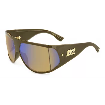 DSQUARED2 D2-0124-S-79U meeste päikeseprillid Havana pruun atsetaat 75/11/115 mm UV400