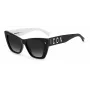 DSQUARED2 ICON0006S80S Naiste Päikeseprillid - Must atsetaatraam, Hall lääts, 53mm