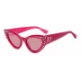 DSQUARED2 Naiste päikeseprillid D20092NSMU1 - Ruudukujuline atsetaatraam, UV400 kaitse, 51 mm lääts