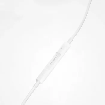 Dudao In-Ear kõrvaklapid Lightning-pistikuga Valge