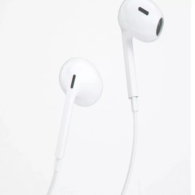 Dudao In-Ear kõrvaklapid Lightning-pistikuga Valge