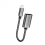 Dudao L15T OTG USB 2.0 to USB Type-C Adapter Cable, Gray, 15 cm