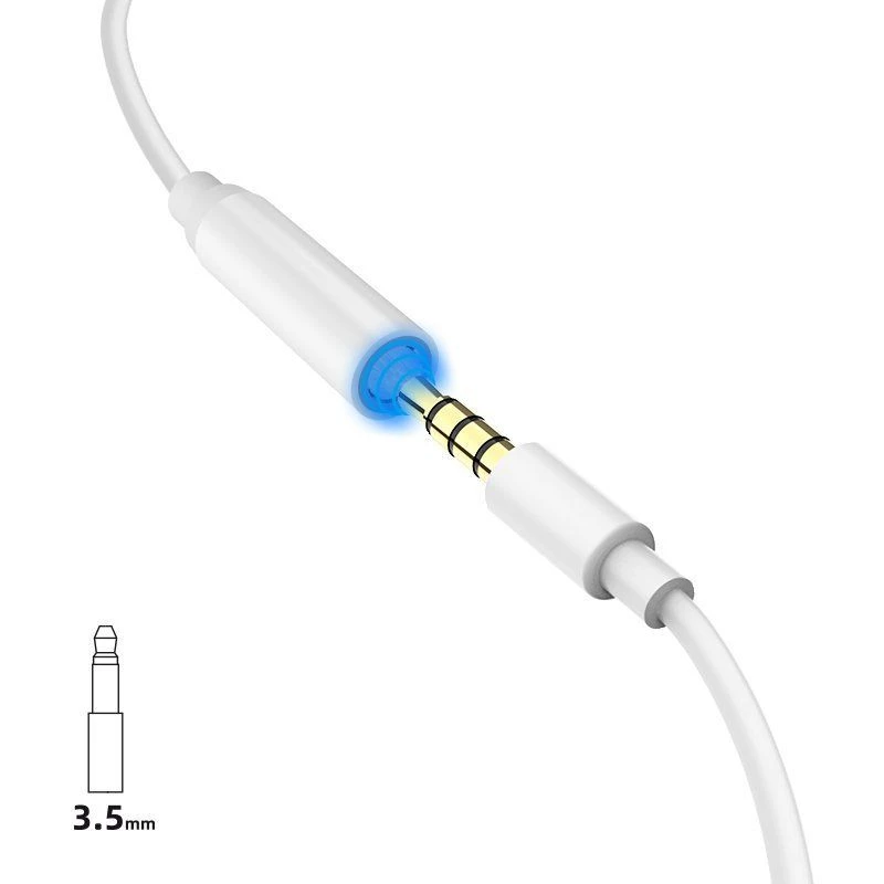 Dudao L16i Audio Adapter Lightning to 3.5mm White
