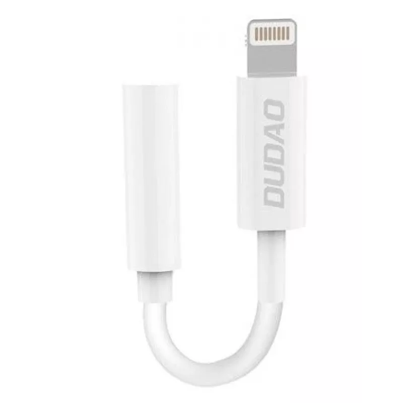 Dudao L16i Audio Adapter Lightning to 3.5mm White