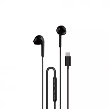 DUDAO X3C kõrvaklapid, juhtmega, USB-C, 1,2 m - must