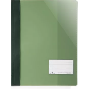 DURABLE A4+ esitluskaust märgistusaknaga, läbipaistev, 25 pakk 269005