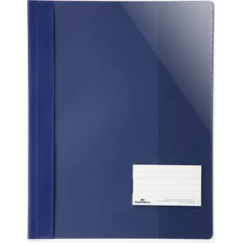 DURABLE A4+ aruandekaust märgistusaknaga 90x57 mm, läbipaistev, 25 tk pakk 269007