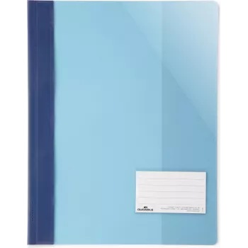 DURABLE A4+ läbipaistev aruandekaanega kaust siltide aknaga, 90 x 57 mm, 25 tk pakk 269006