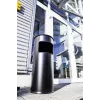 Durable Ash/Waste Bin - Round - 17 L - Metal