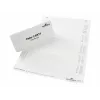 DURABLE BADGEMAKER® sisetasku sildid 61 x 210 mm, 100 tk, valge kartong, laser/tindiprinter 146002