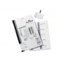 DURABLE BADGEMAKER® sisetasku sildid 61 x 210 mm, 100 tk, valge kartong, laser/tindiprinter 146002