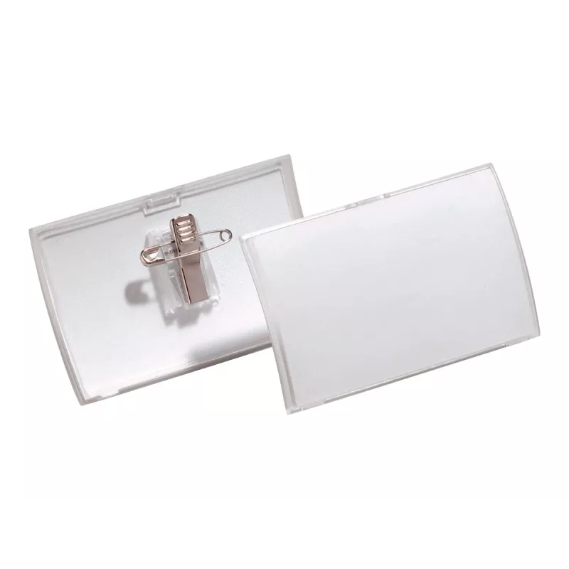DURABLE CLICK FOLD nimesilt 40x75 mm kombiklambriga, 25 tk pakis 821119