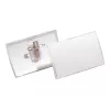 DURABLE CLICK FOLD nimesildihoidja kombineeritud klambriga, 90 x 54 mm, läbipaistev, 25 tk pakend (821419)