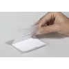 DURABLE CLICK FOLD nimesilt klambriga, 90x54 mm sisu, läbipaistev, 25 tk pakk 821619