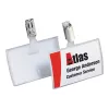DURABLE CLICK FOLD nimesilt klambriga, 90x54 mm sisu, läbipaistev, 25 tk pakk 821619