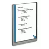 DURABLE CLICK SIGN A4 püstine uksesilt hõbedane 486737