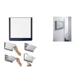 DURABLE CLICK SIGN uksesilt 149 x 148,5 mm hõbedane 486207