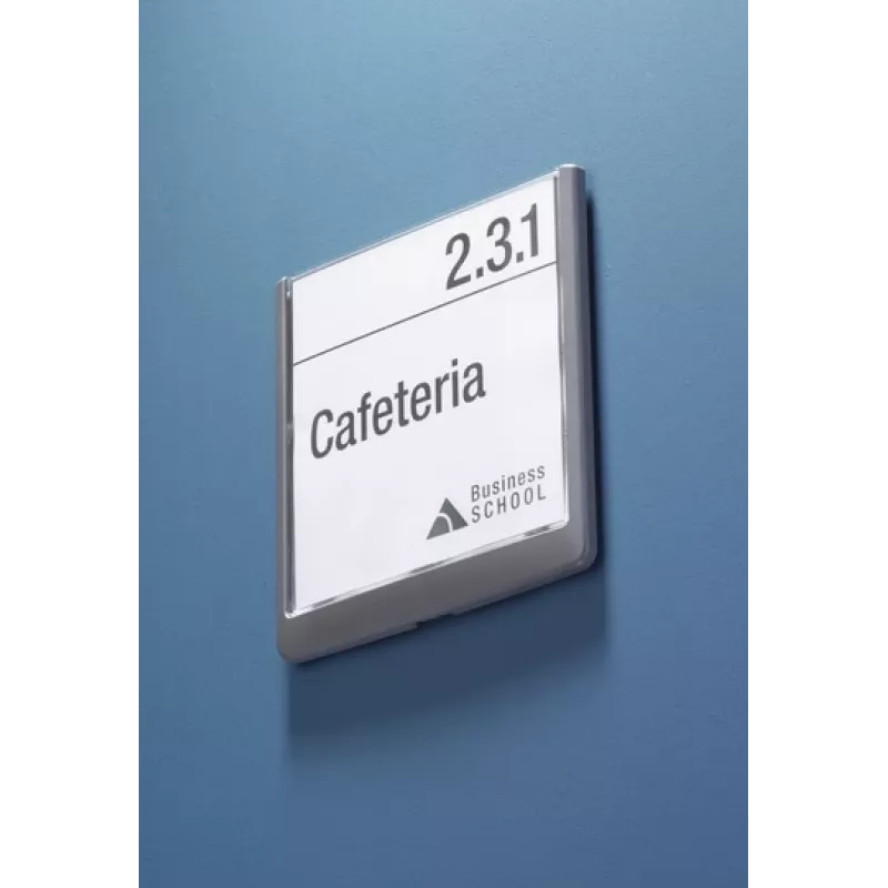 DURABLE CLICK SIGN uksesilt 149 x 148,5 mm hõbedane 486237