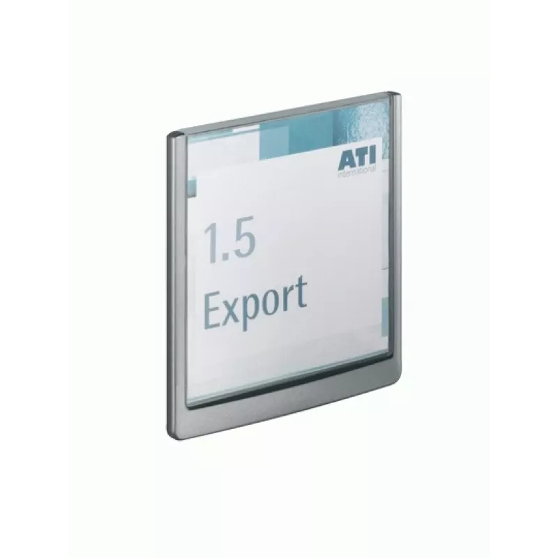 DURABLE CLICK SIGN uksesilt 149 x 148,5 mm hõbedane 486237