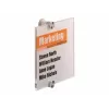 DURABLE CRYSTAL SIGN uksesilt 148x148 mm, läbipaistev akrüül, kruvikinnitus, komplektis 1 tk 482219