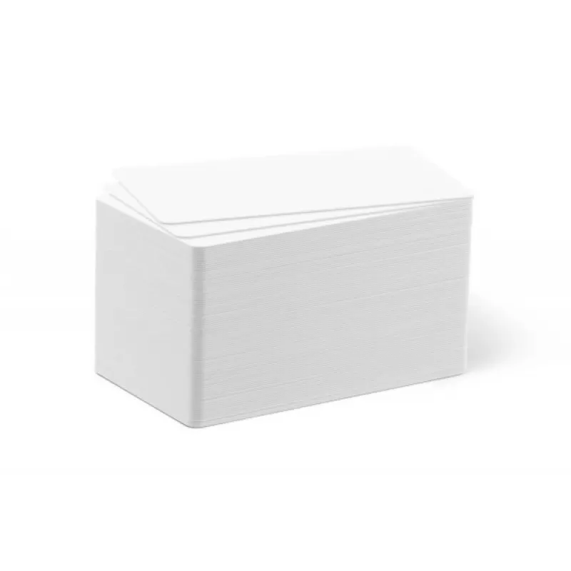 DURABLE DURACARD® plastikkaardid 0,50 mm valged CR80 (100 pakis) 891402