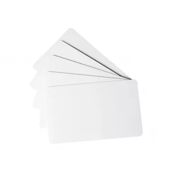 DURABLE DURACARD® plastikkaardid 0,50 mm valged CR80 (100 pakis) 891402