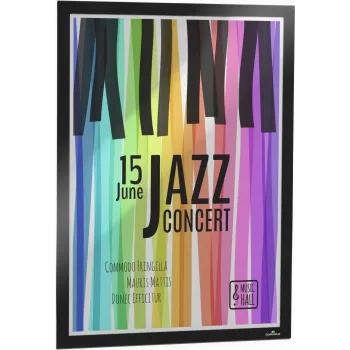 DURABLE DURAFRAME POSTER A2 isekleepuv inforaam, must, 1 tk 505301