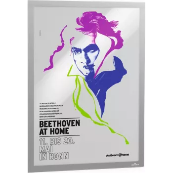DURABLE DURAFRAME POSTER A2 hõbedane isekleepuv inforaam 505323