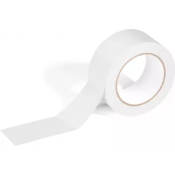 DURABLE DURALINE BASIC märgistusteip 50 mm x 30 m, valge, isekleepuv PVC, rebimis- ja kulumiskindel 104402