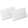 DURABLE HARD COVER isekleepuv silt-tasku A5 horisontaalne, läbipaistev, 10-pakk 118319