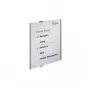 DURABLE INFO SIGN A3 püstine hõbedane alumiiniumist teabetahvel, pimestamisvastane akrüül, kruvikinnitus, 297 x 420 mm sisu 480823
