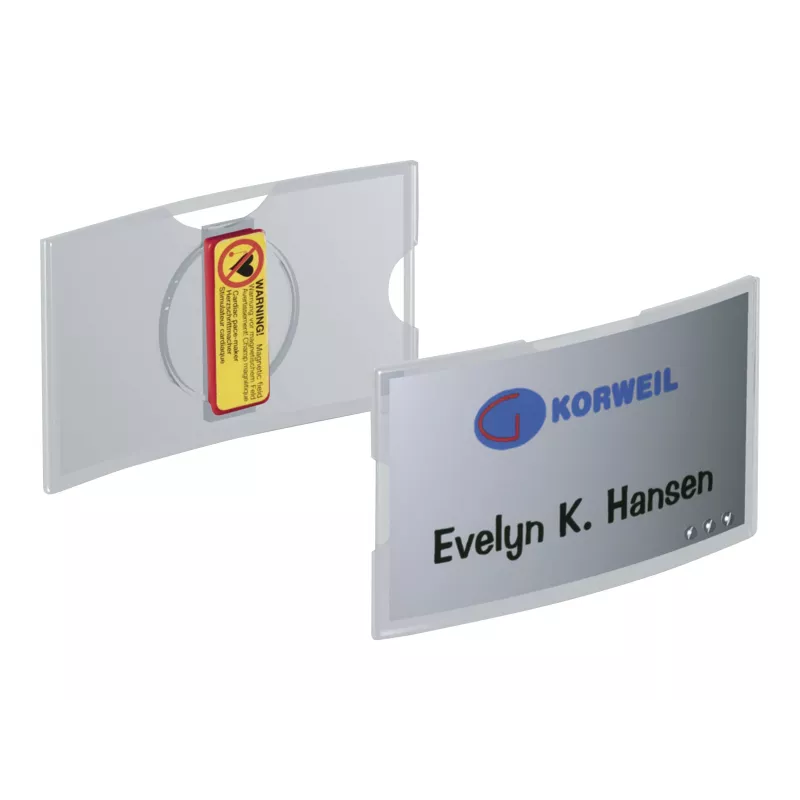 DURABLE KONVEX Magnetnimesilt 75x40mm, 25 tk pakk 812319