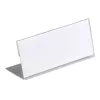 DURABLE L-kujuline lauanimesilt 61x150 mm akrüül läbipaistev, 10 tk pakk 805419