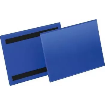 DURABLE Magnetiline dokumendiraam A5 horisontaalpaigutus, 50 pakk, hõbe/hall 174307