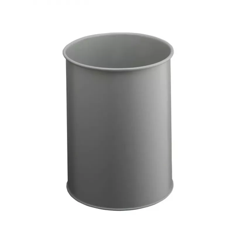 DURABLE metallist prügikast 15L ümmargune must 330110