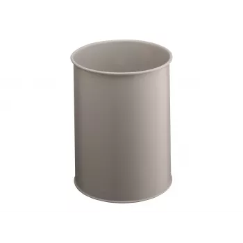 DURABLE metallist prügikast 15L ümmargune must 330110