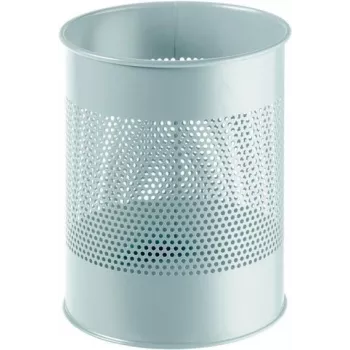 DURABLE metallist prügikast 15L ümar perforatsiooniga must 331010
