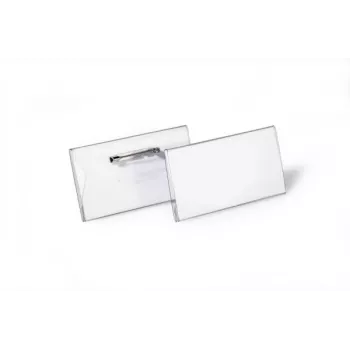 DURABLE nimesilt 40x75 mm nööpnõelaga, 100 tk 800119