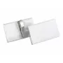 DURABLE nimesildi hoidja 75x40 mm krokodilliklambriga, läbipaistev, 25-pakk 811019